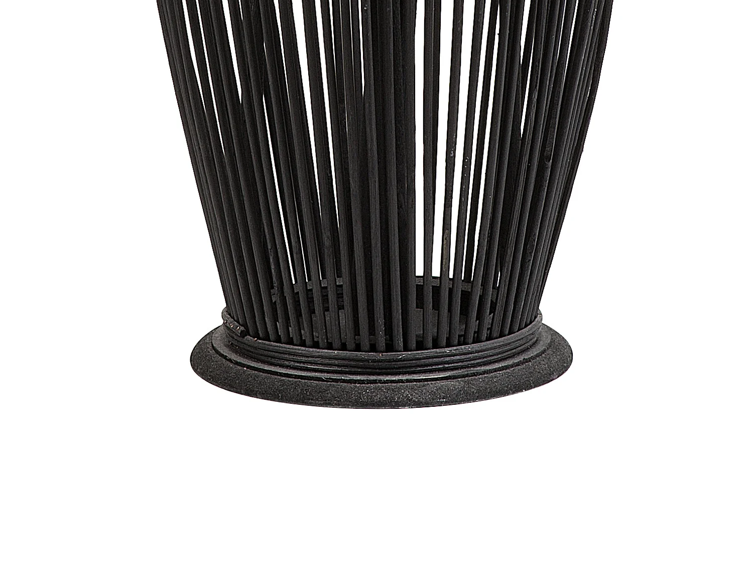 Lantern TAHITI Bamboo 72 cm Black