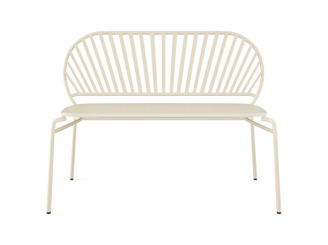 Tuinbank van metaal - Beige - CEDEIRA van MYLIA