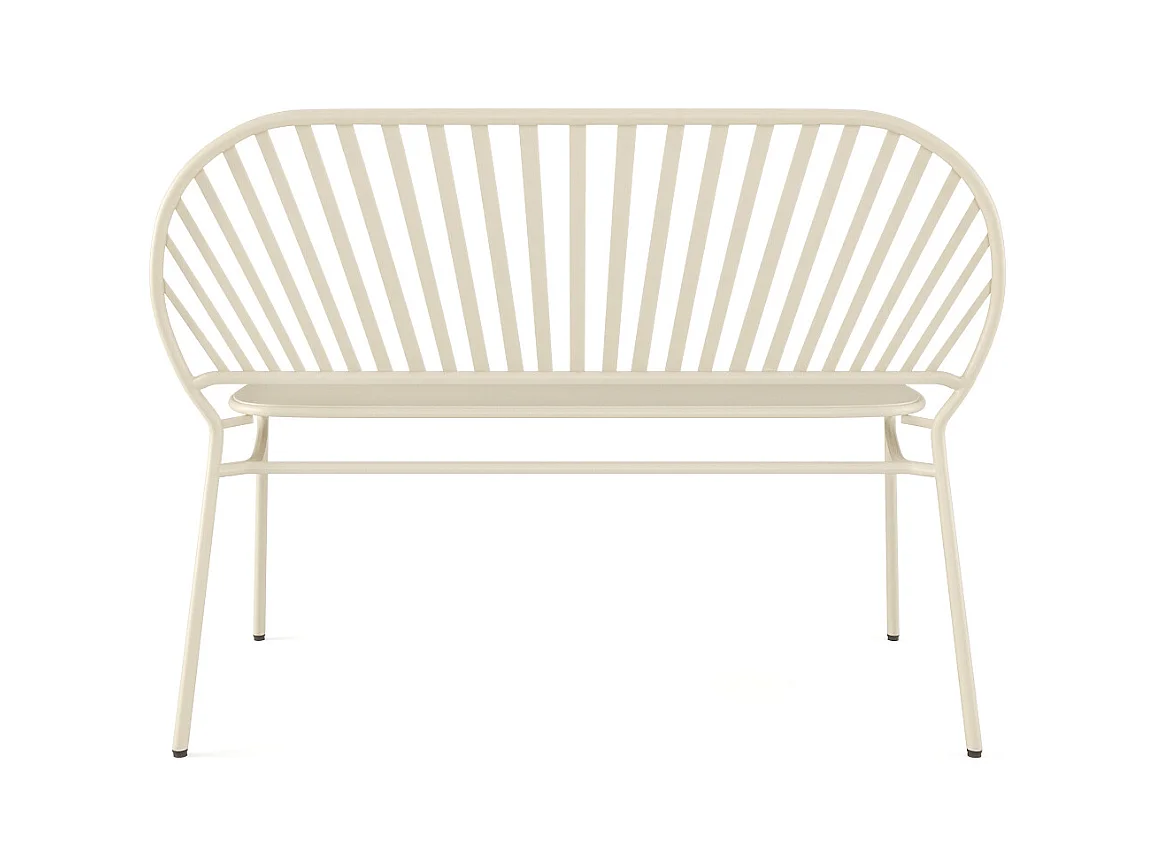 Tuinbank van metaal - Beige - CEDEIRA van MYLIA