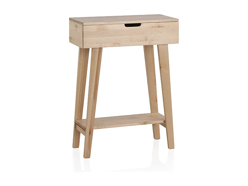 Beistelltisch aus natürlichem Birkenholz