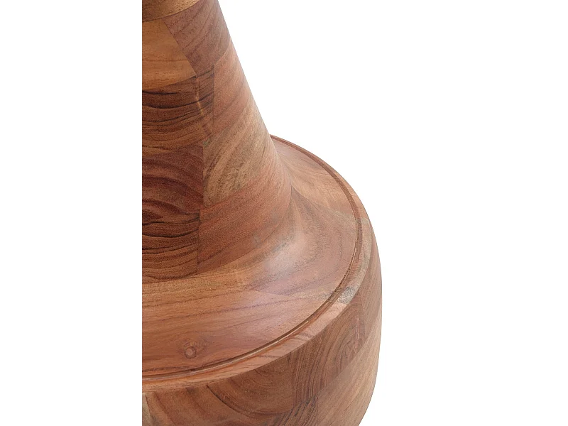 Table d'appoint en bois naturel d'acacia
