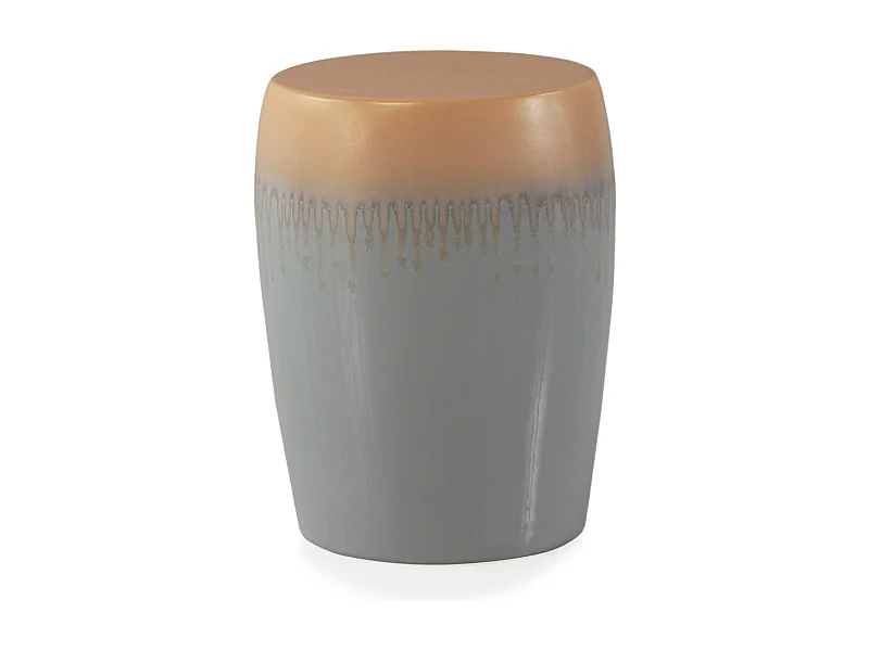 Mehrfarbiger Beistelltischhocker aus Keramik