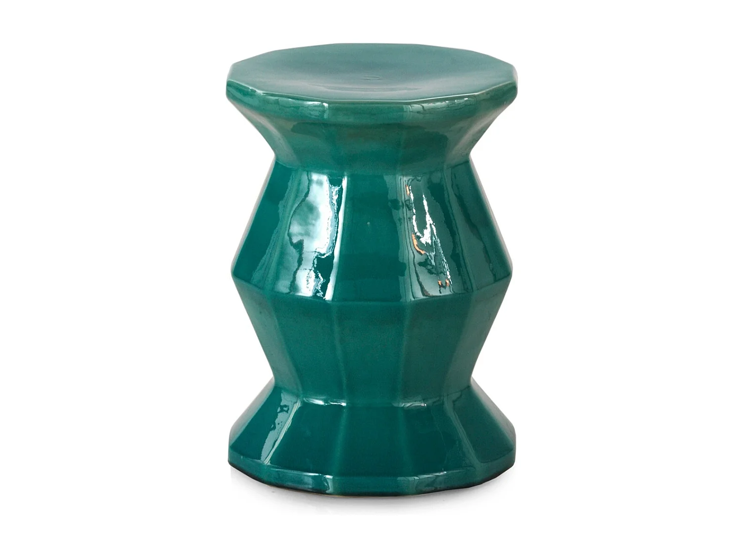 Tabouret d'appoint en céramique vert