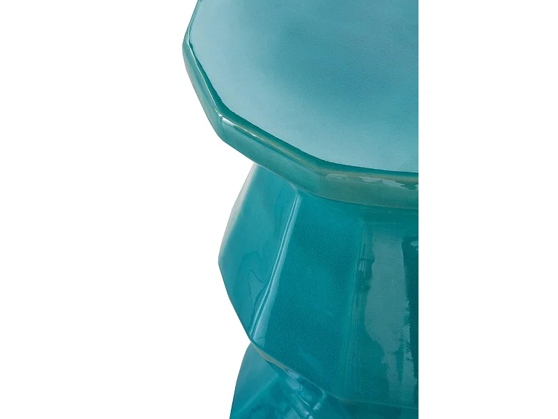 Tabouret d'appoint en céramique vert