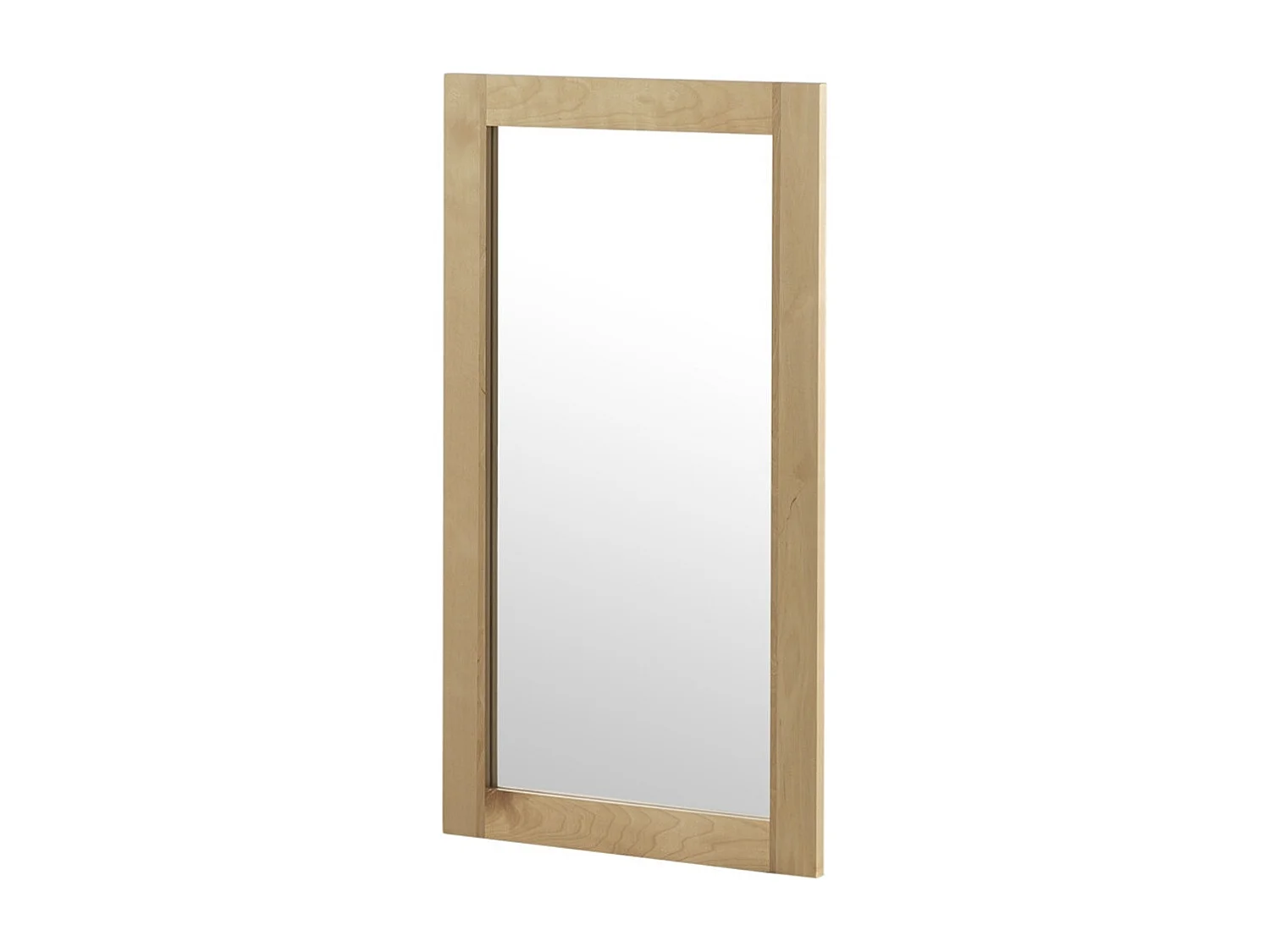 Miroir en bois de bouleau naturel
