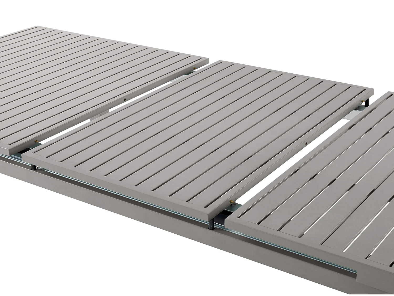 Table de jardin extensible en aluminium L.180/240cm - Taupe - NAURU de MYLIA