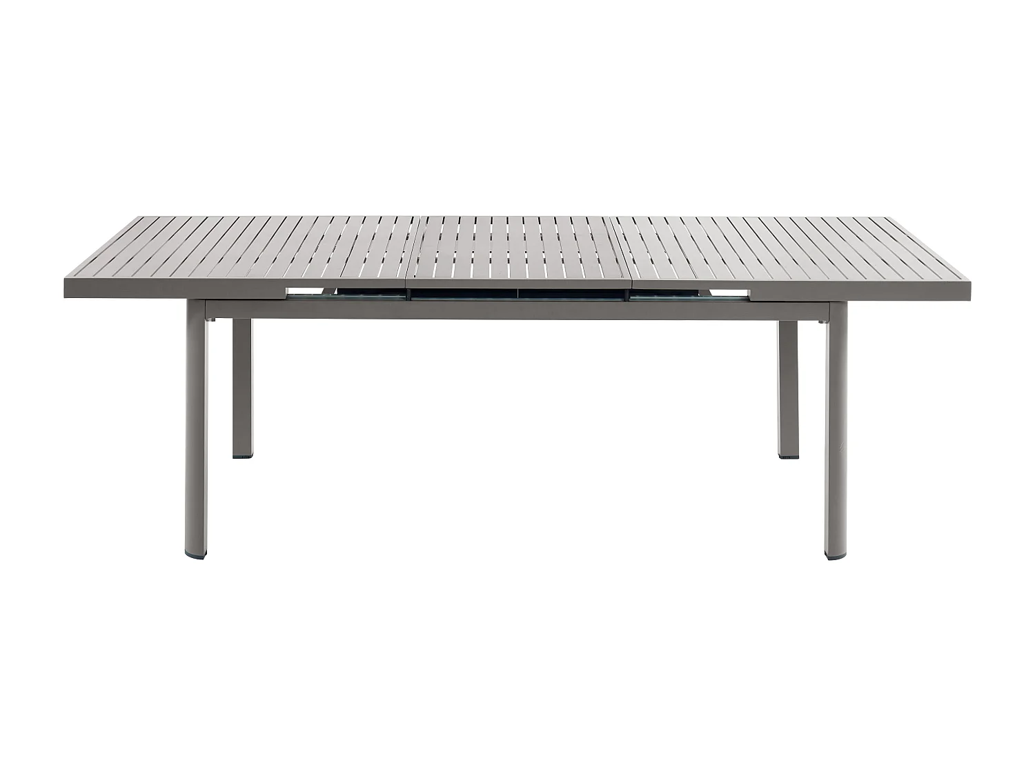 Table de jardin extensible en aluminium L.180/240cm - Taupe - NAURU de MYLIA