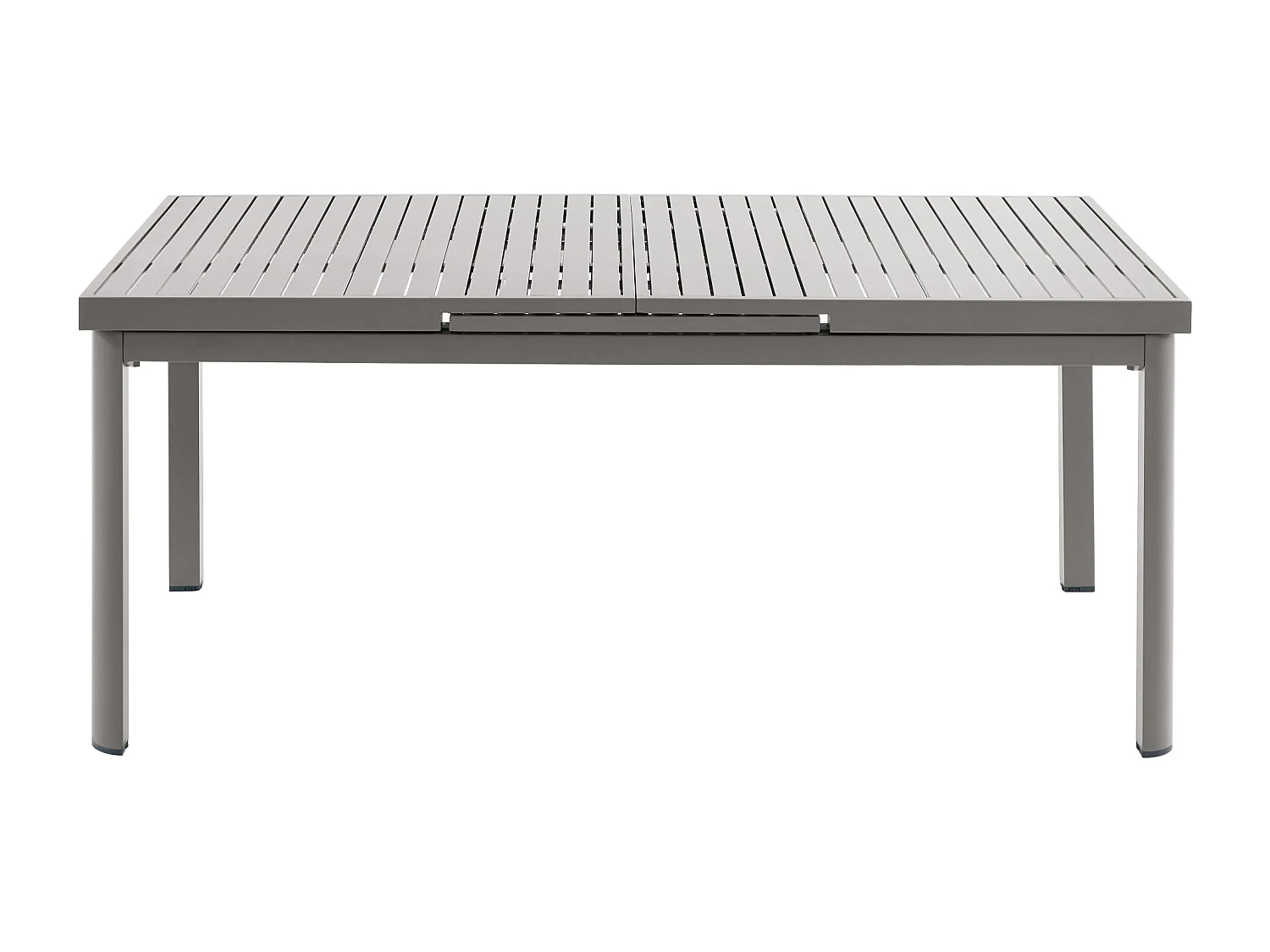 Table de jardin extensible en aluminium L.180/240cm - Taupe - NAURU de MYLIA