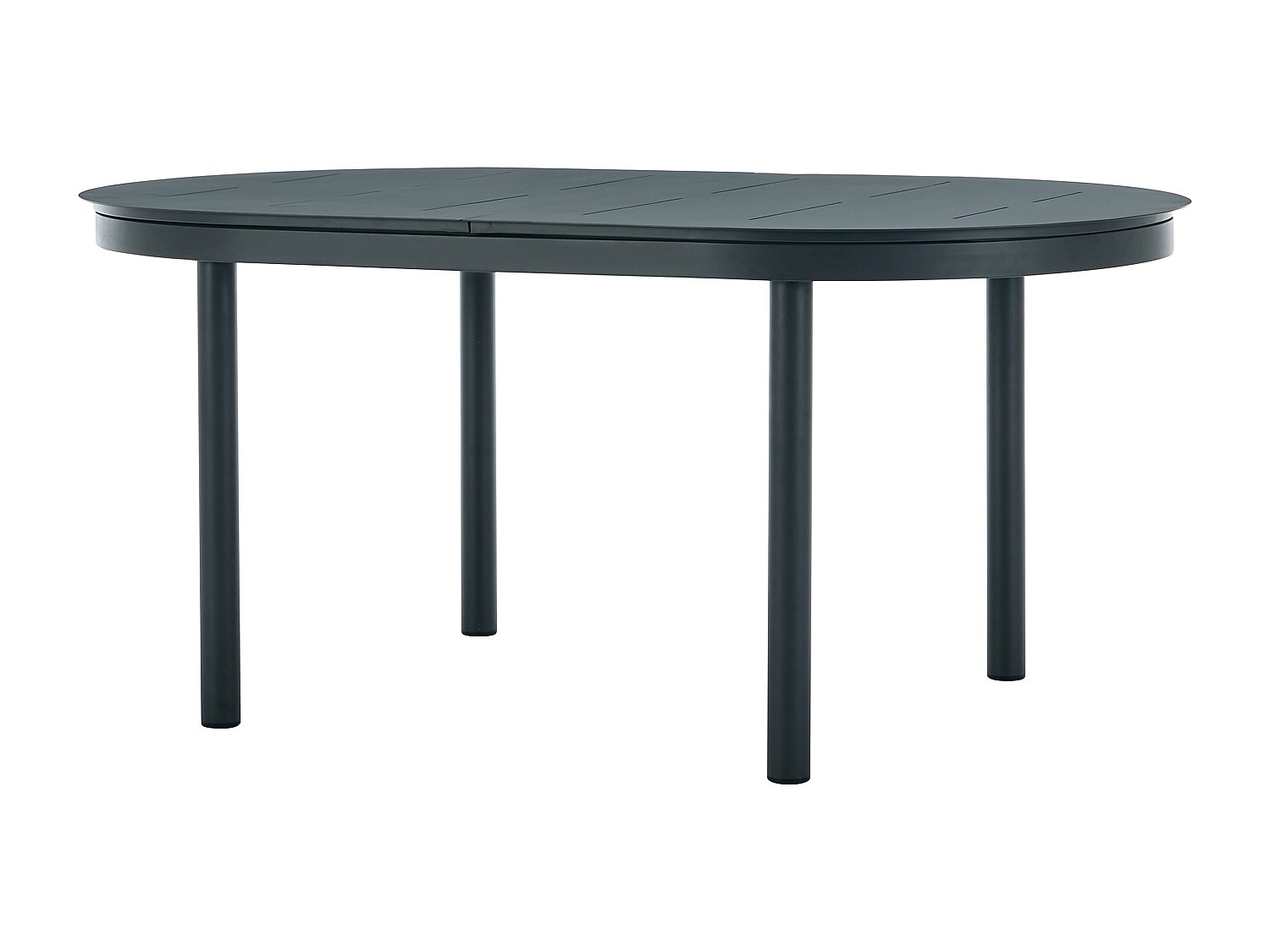 Vente-unique Garten-Esstisch Ausziehbar - 170/220 Cm - Aluminium - Anthrazit - Lottys Von Mylia