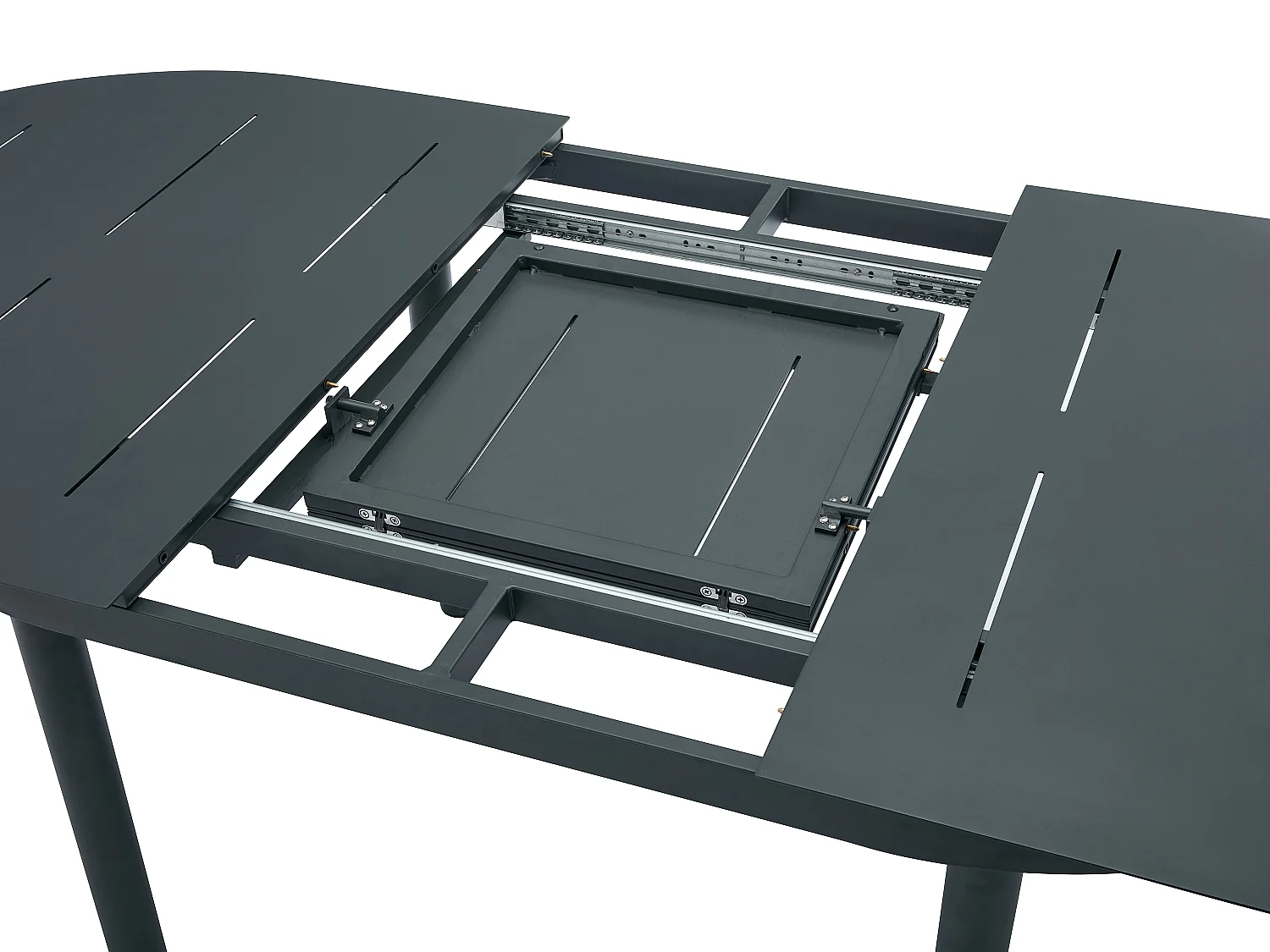 Mesa de jardín extensible de aluminio L.170/240 cm - Antracita - LOTTYS de MYLIA