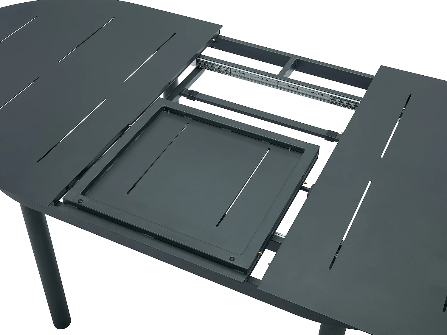 Mesa de jardín extensible de aluminio L.170/240 cm - Antracita - LOTTYS de MYLIA
