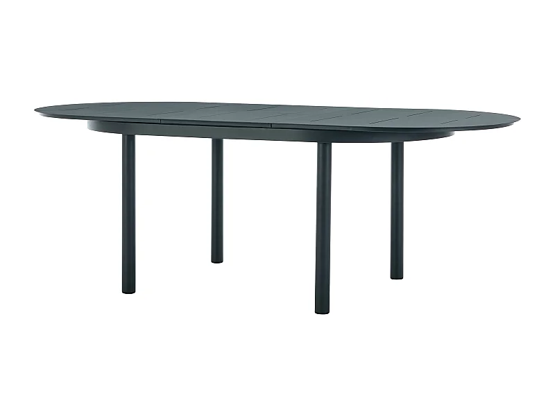 Table à manger de jardin extensible en aluminium L.170/220 cm - Anthracite - LOTTYS de MYLIA