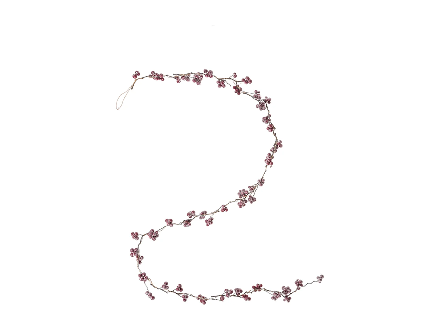 Guirlande de Baies avec Givre - Rouge