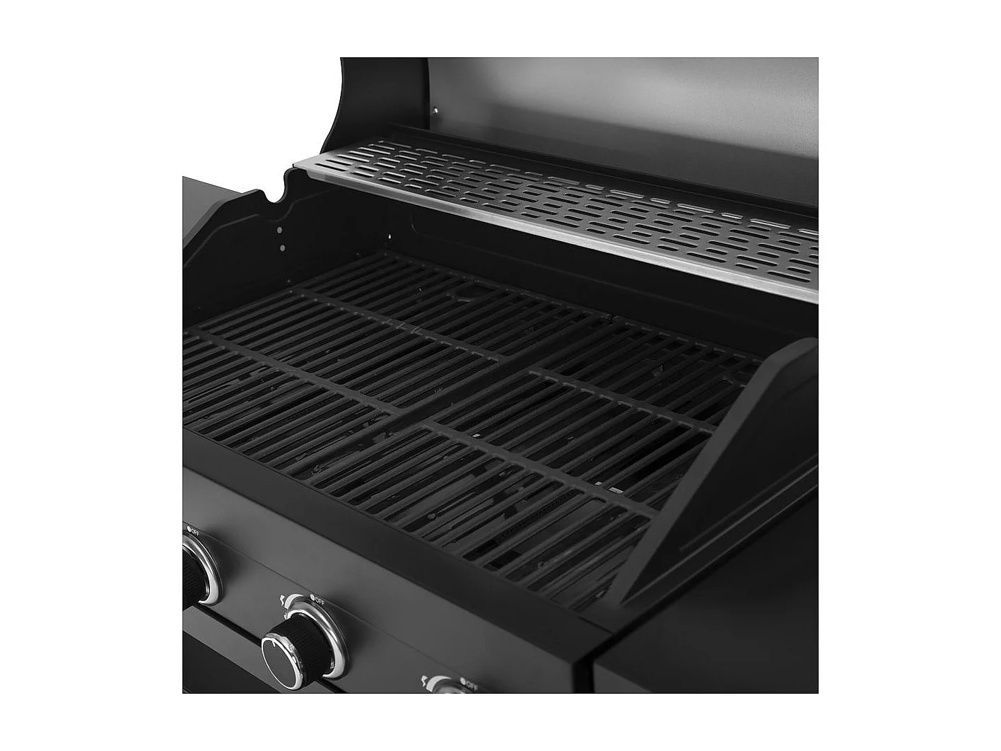 Barbecue a gas da cucina da esterno - 12 kW - 4 fuochi - Nero