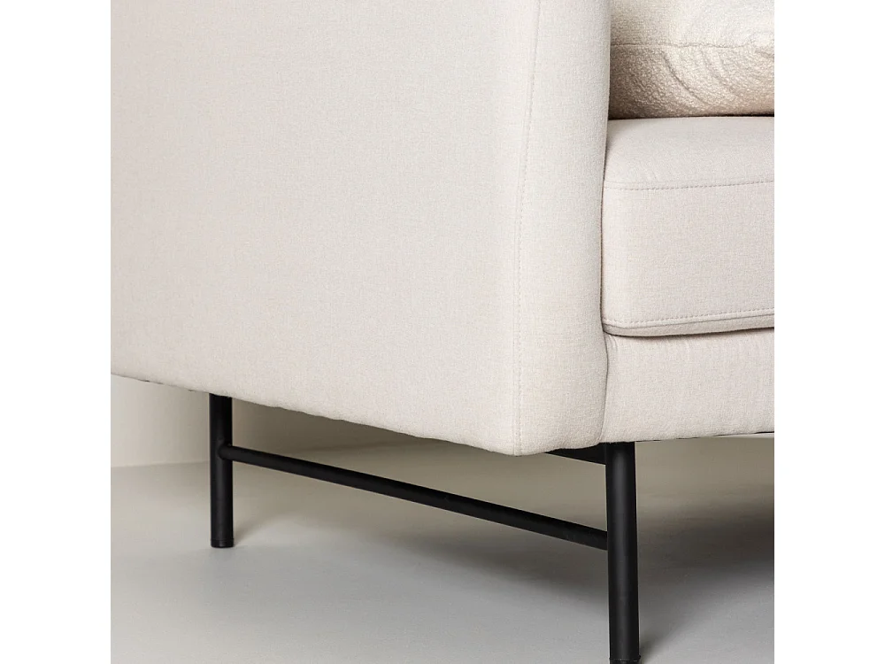 Canapé 3 Places Design "Sky" 198cm Blanc