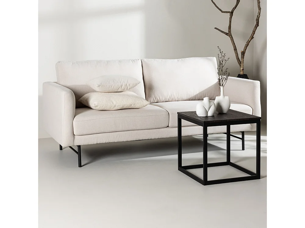 Canapé 3 Places Design "Sky" 198cm Blanc