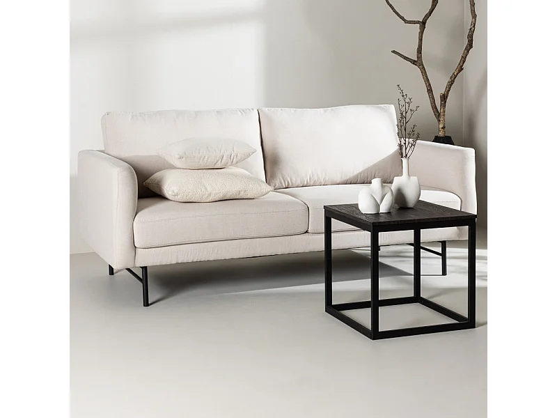 Canapé 3 Places Design "Sky" 198cm Blanc