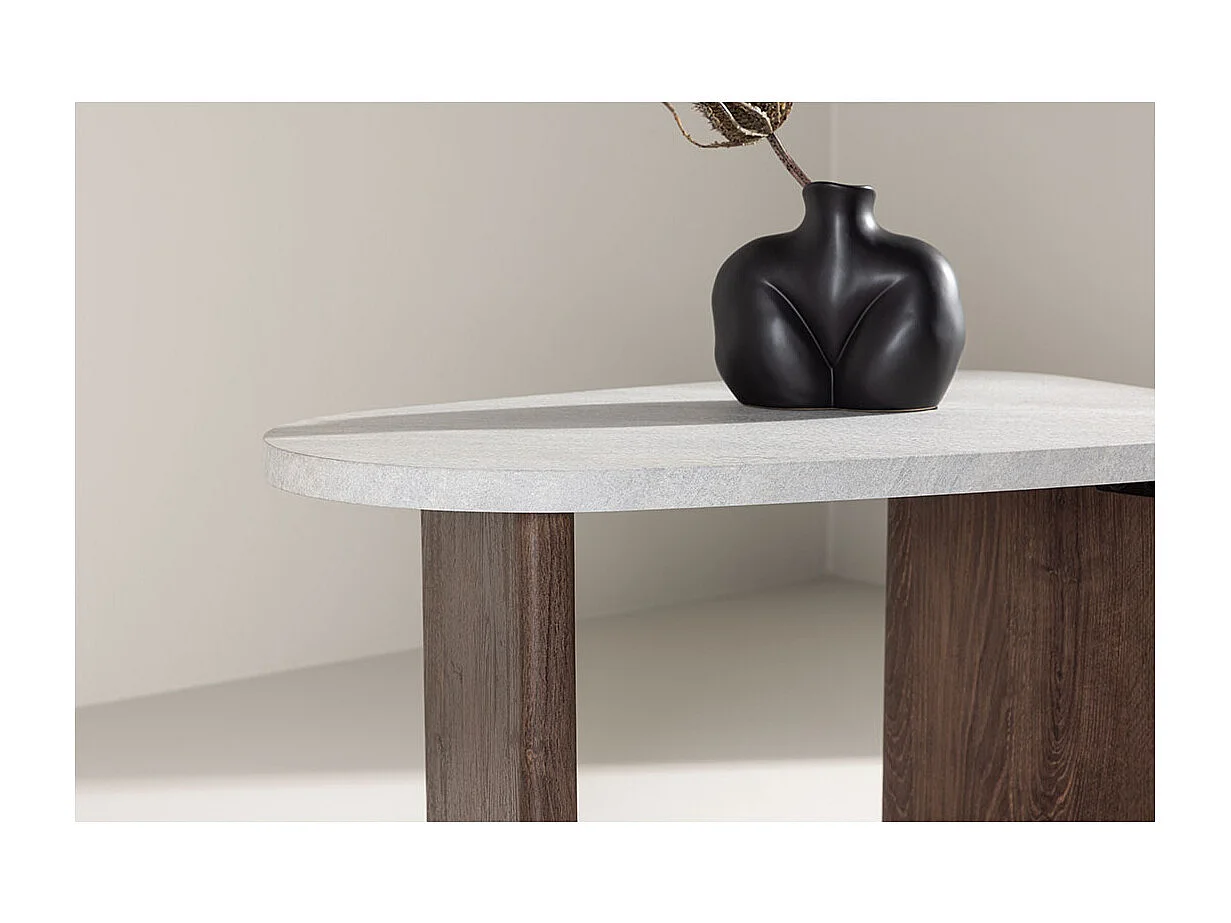 Grönvik table d'angle gris clair.