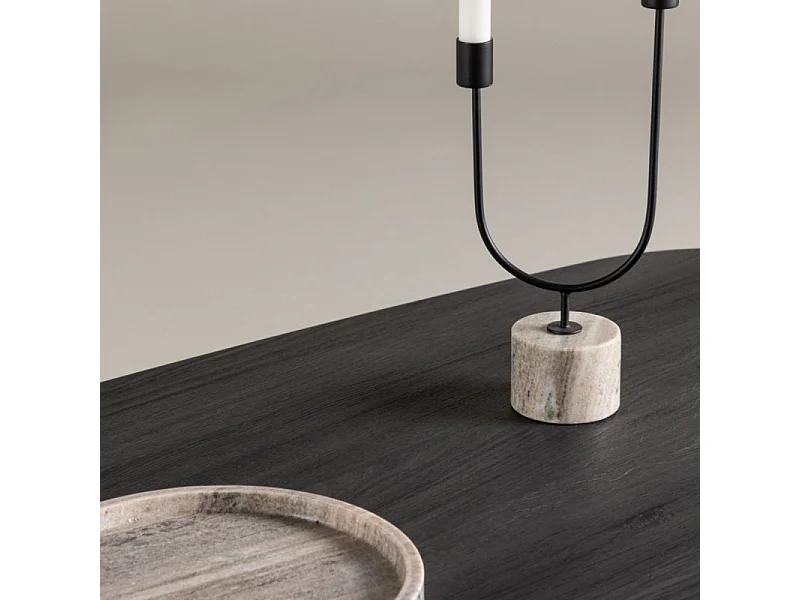 Table Basse Design "Gronvik" 130cm Noir