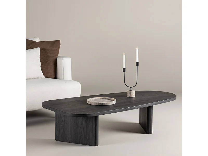 Table Basse Design "Gronvik" 130cm Noir