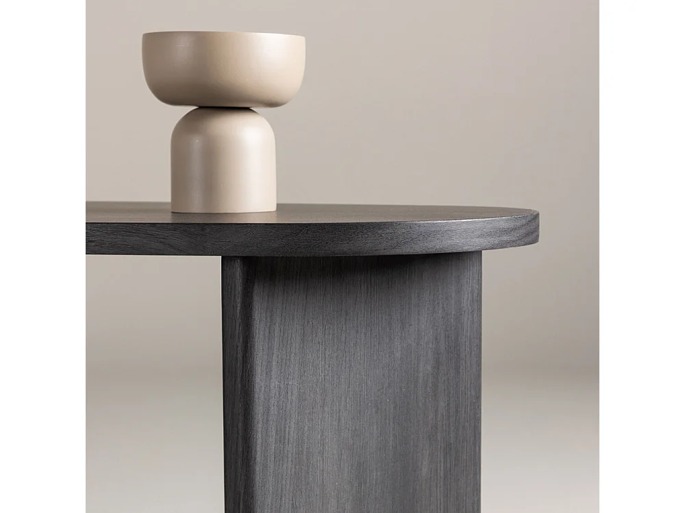 Table d'Appoint Design "Gronvik" 70cm Noir