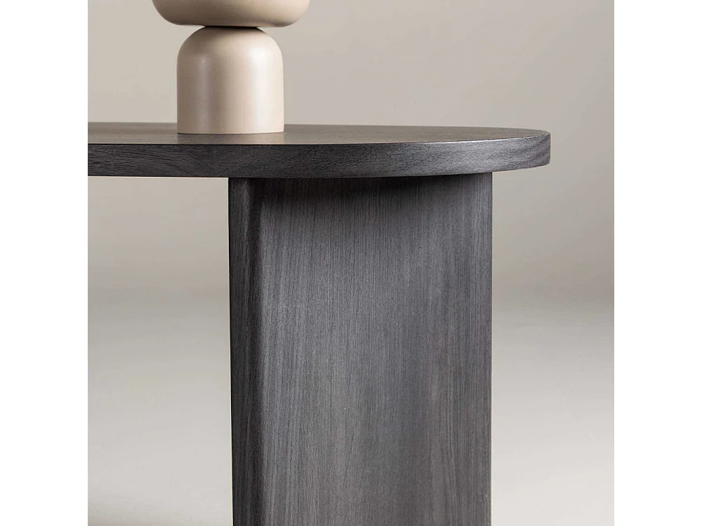 Table d'Appoint Design "Gronvik" 70cm Noir