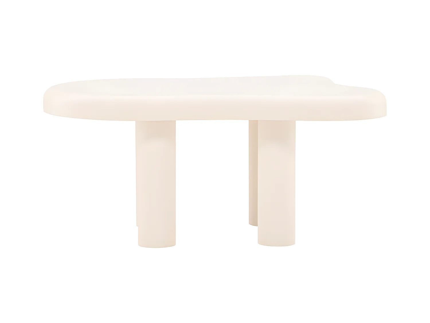 Table Basse Design "Stromstad" 100cm Blanc