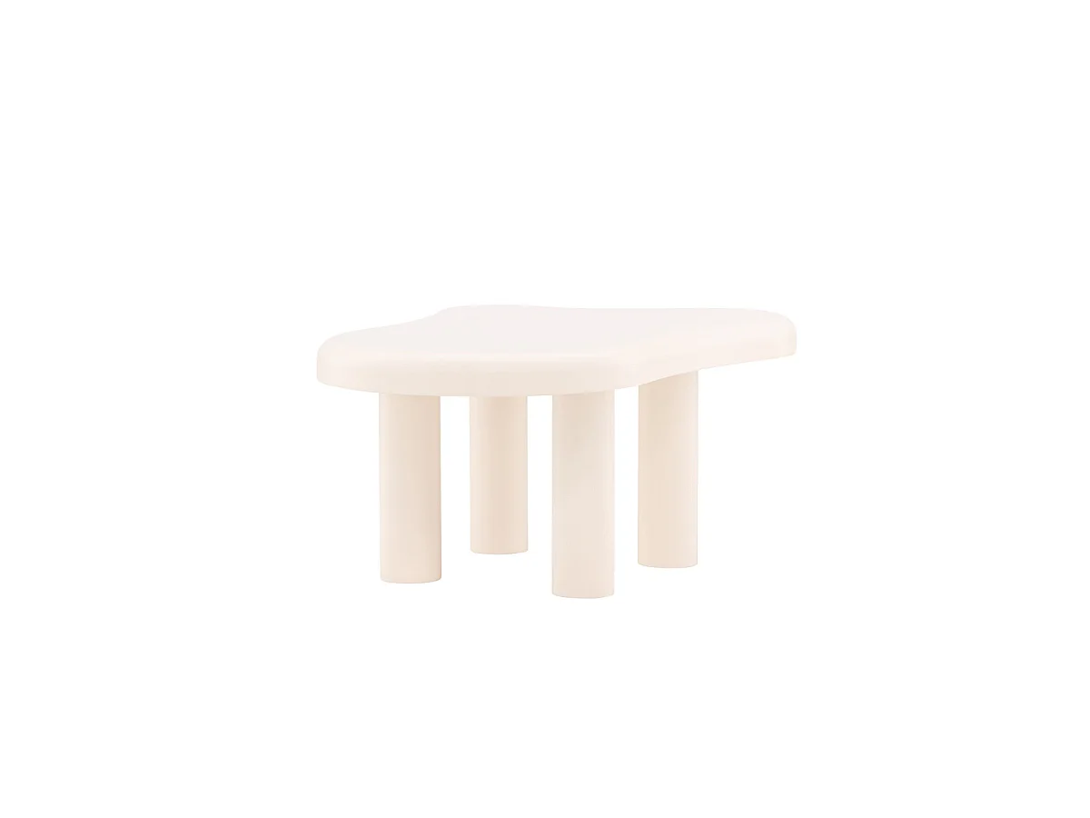 Table Basse Design "Stromstad" 100cm Blanc