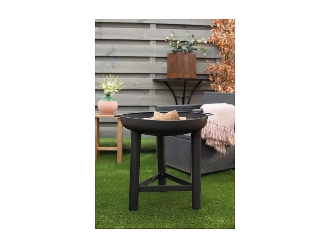 Barbecue gril à plancha Noir Acier