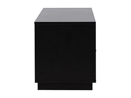 Lugo meuble TV 2 portes noir.