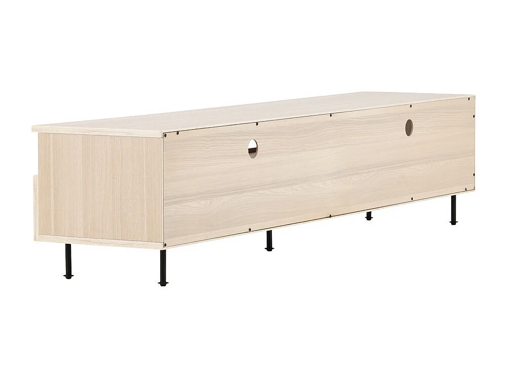 Meuble TV 2 Tiroirs "Navarra" 180cm Naturel