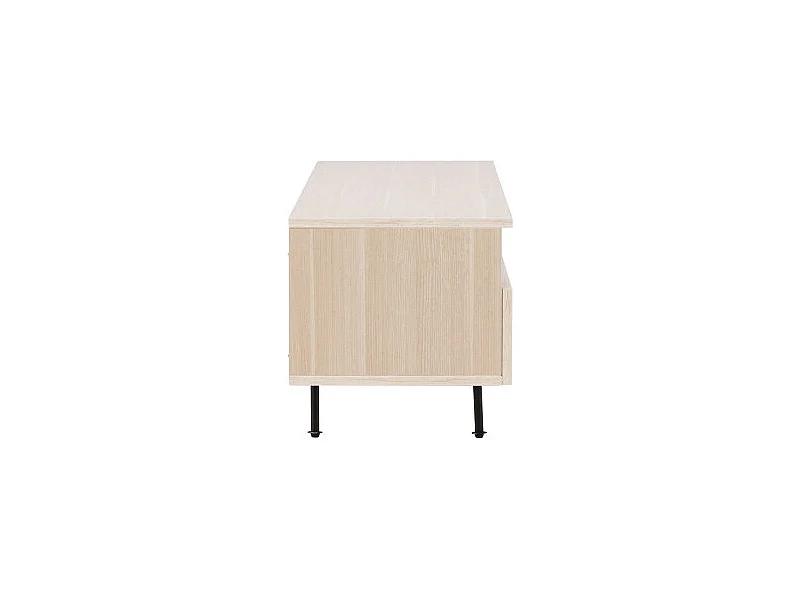 Meuble TV 2 Tiroirs "Navarra" 180cm Naturel