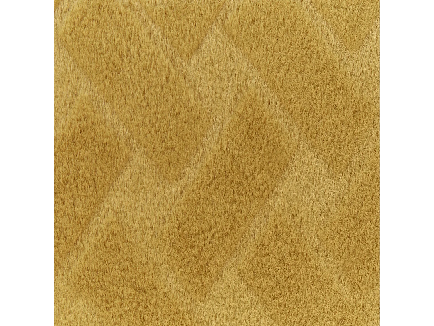 Couvre-lits SITAPUR Fourrure synthétique 200 x 220 cm Moutarde