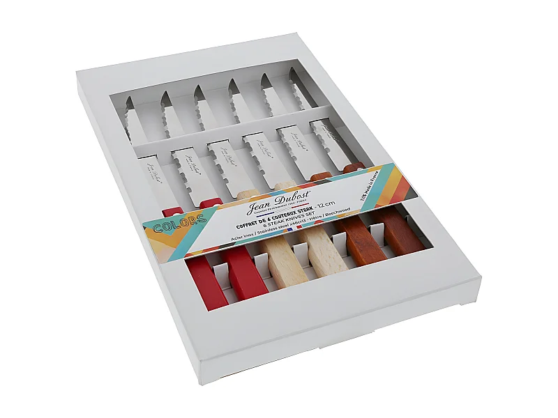 Coffret de 6 couteaux à steak