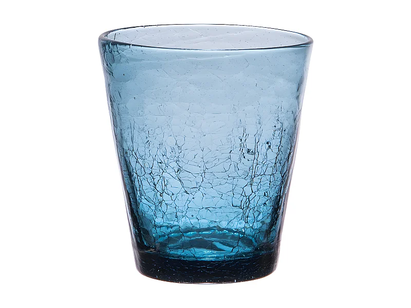 Gobelet Lussan craquelé 27 cl bleu (lot de 6)