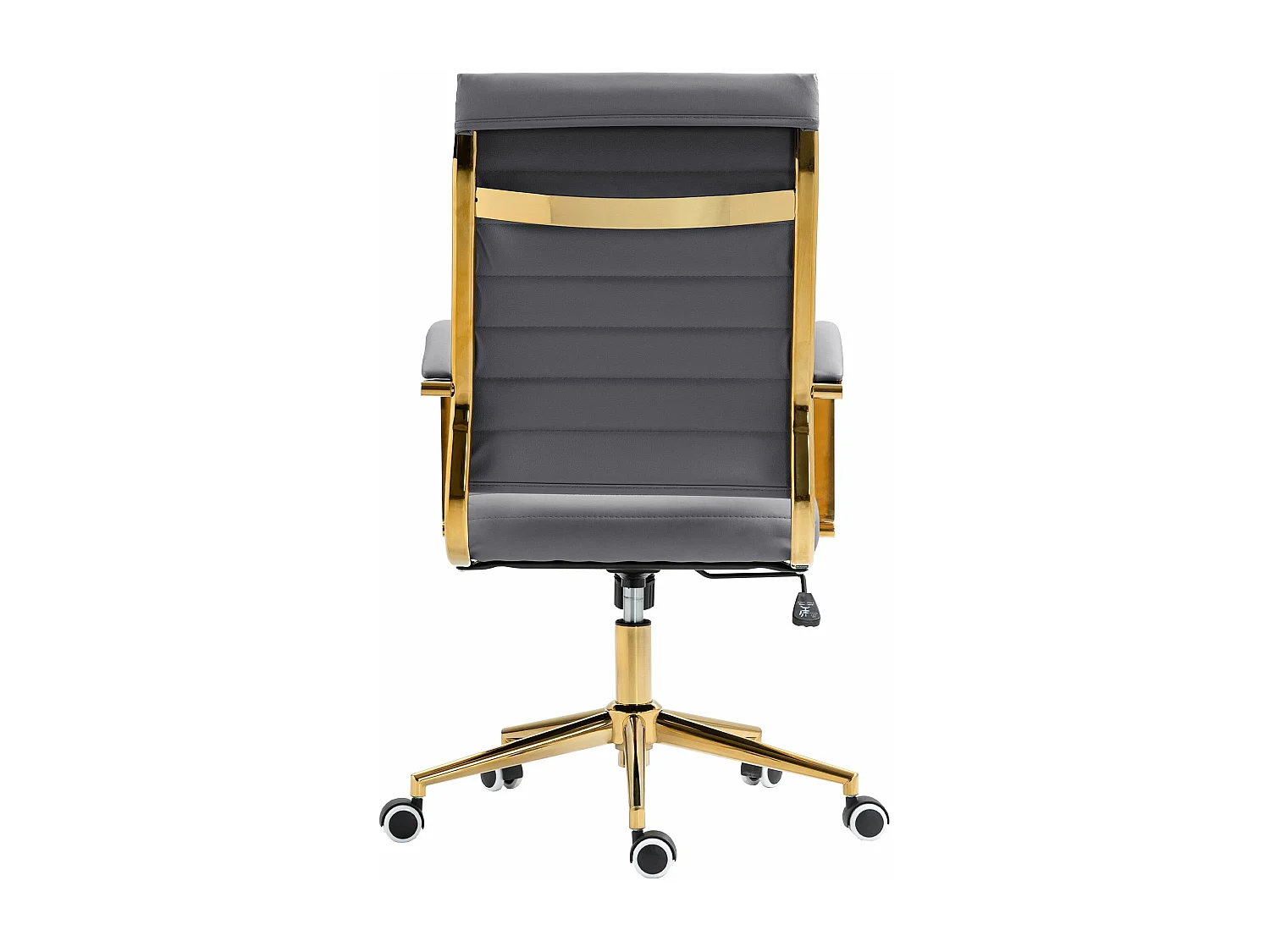 Chaise de bureau - Similicuir - Gris - Havanna