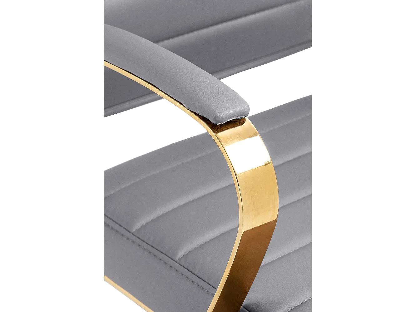 Chaise de bureau - Similicuir - Gris - Havanna