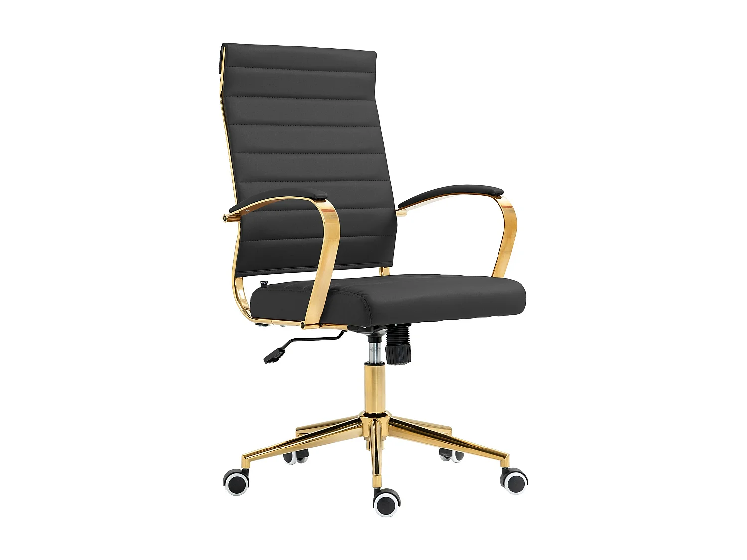 Chaise de bureau - Similicuir - Noir - Havanna