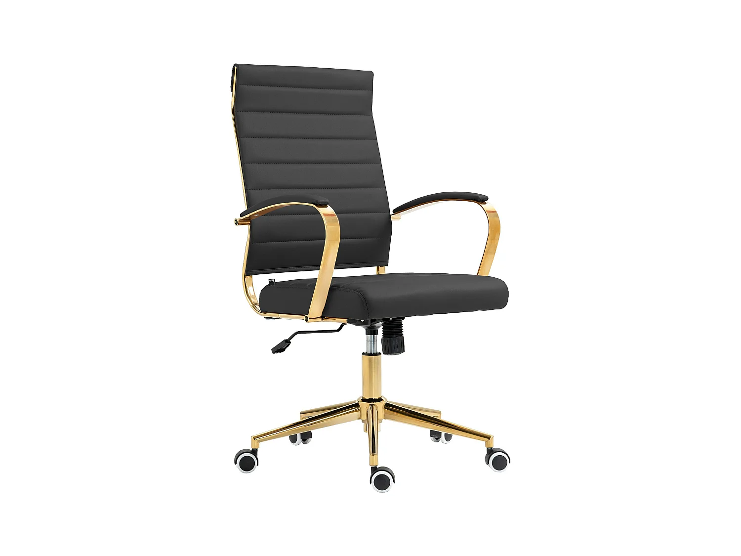 Chaise de bureau - Similicuir - Noir - Havanna