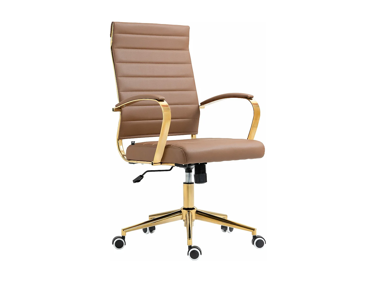 Chaise de bureau - Similicuir - Marron clair - Havanna