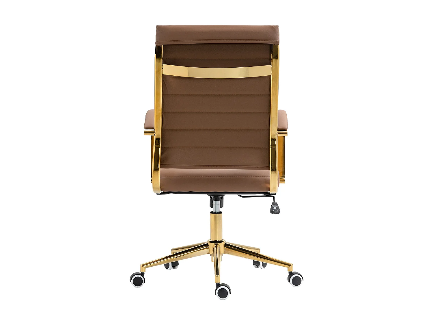 Chaise de bureau - Similicuir - Marron clair - Havanna