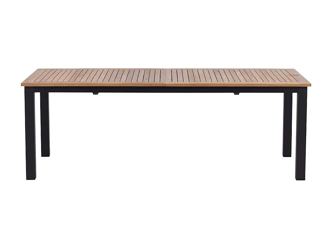 Table de jardin extensible Panama Noir