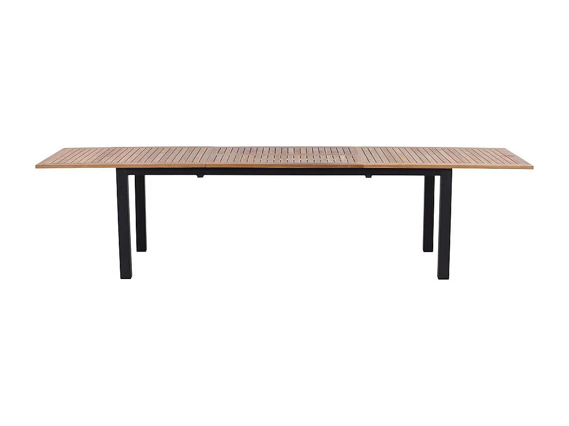 Table de jardin extensible Panama Noir