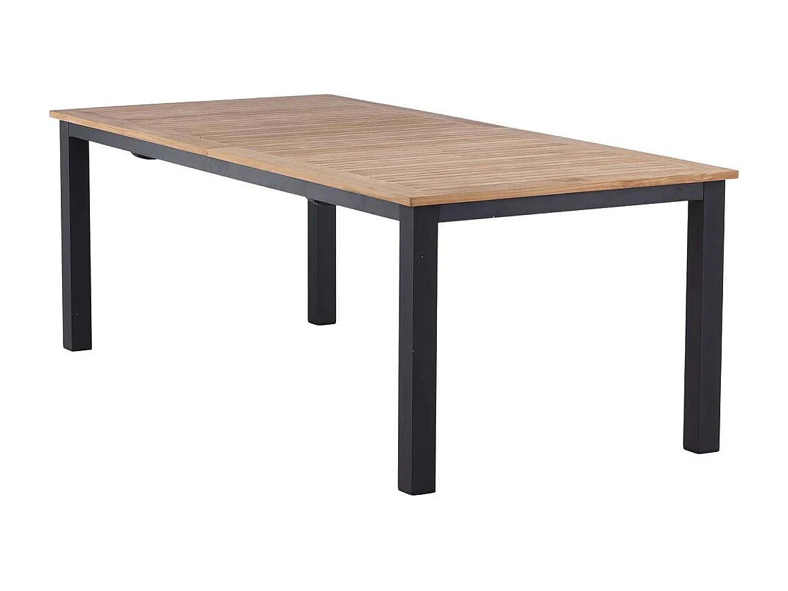 Table de jardin extensible Panama Noir