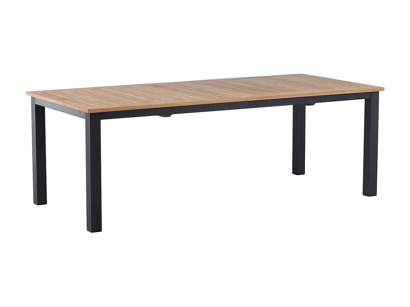 Table de jardin extensible Panama Noir