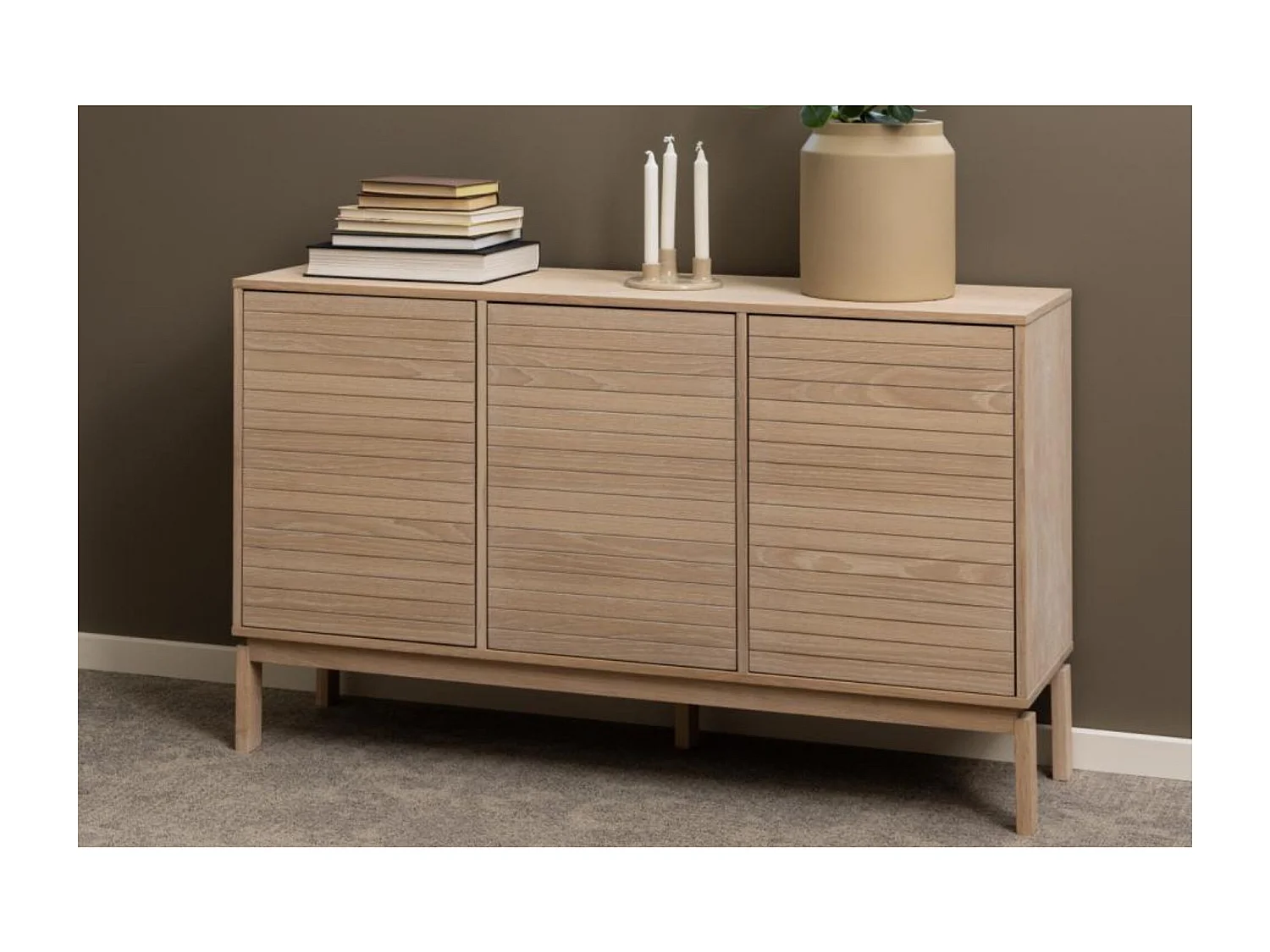 Linley Sideboard 3 Türen Eichenfurnier.