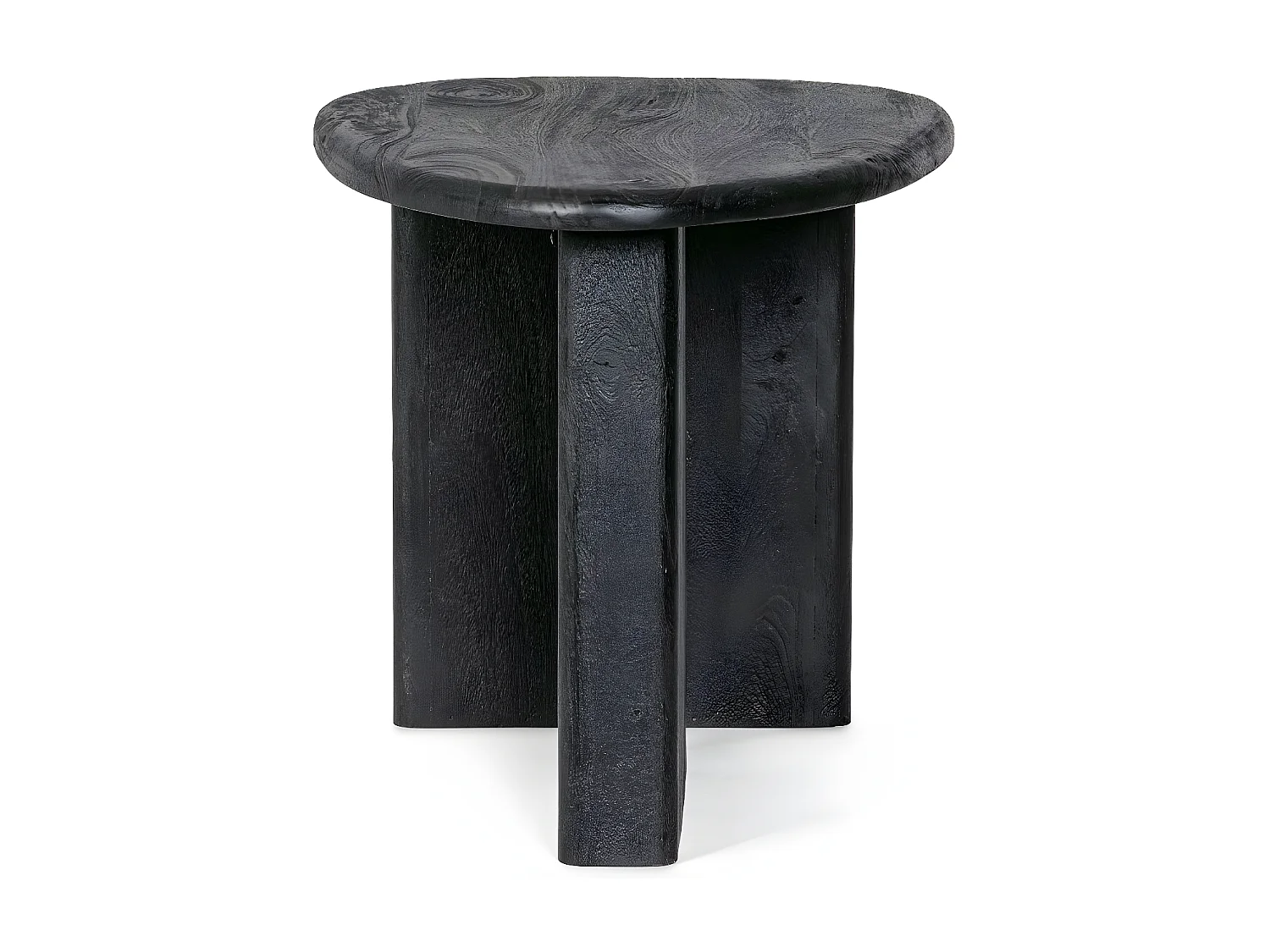 Table basse de salon galet en bois de manguier L60 - JUAREZ