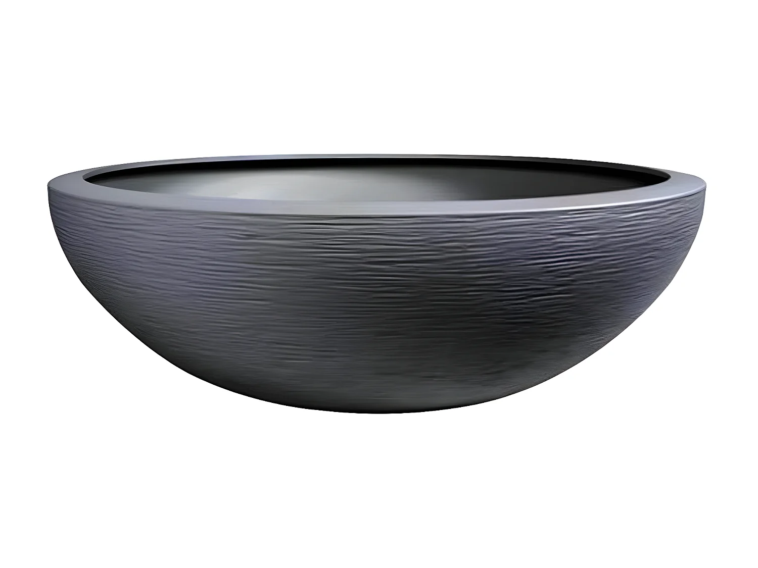 Pot de fleur Vasque Graphit Anthracite - Eda