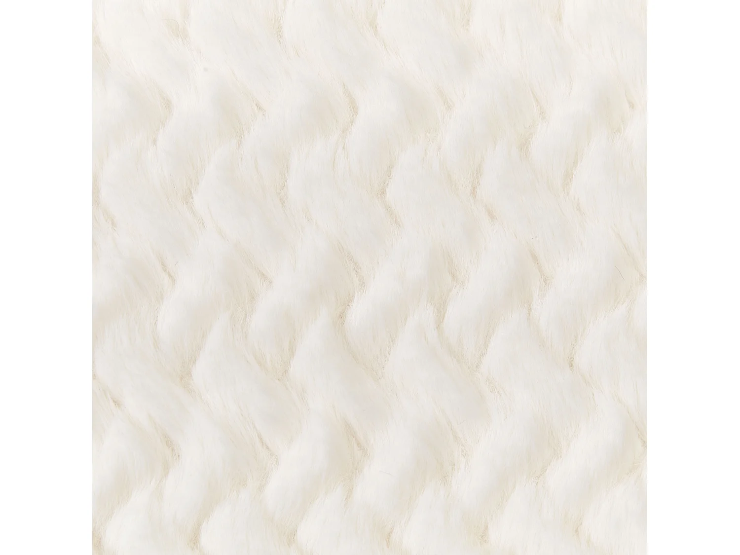 Lot de 2 coussins décoratifs SURMI Fourrure synthétique 45 x 45 cm Blanc cassé Unicolore