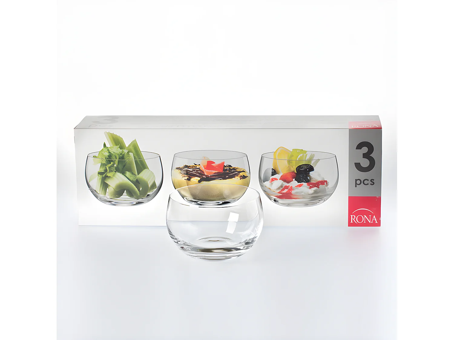 Boîte de 3 verrines Tonneau 30 cl